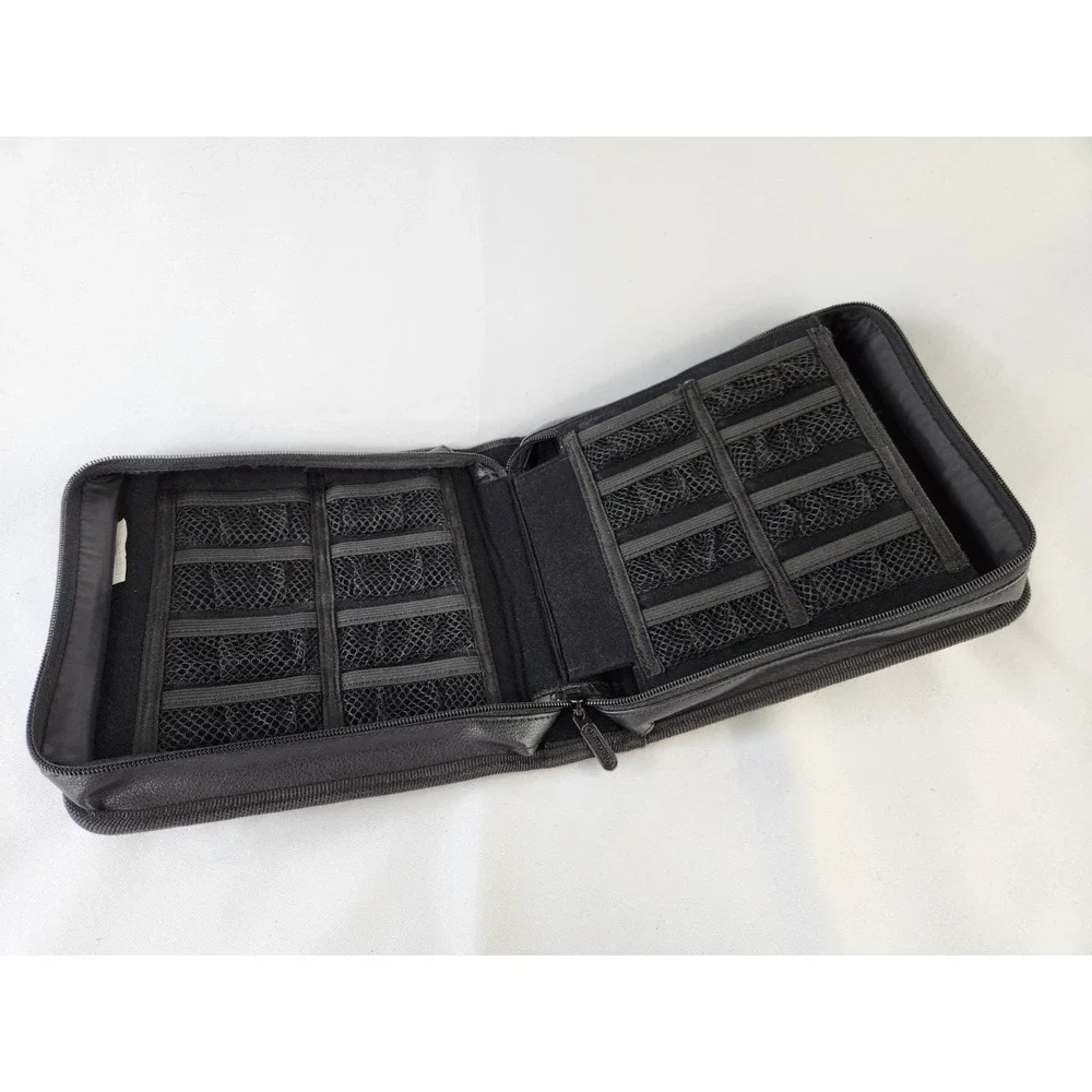 Vintage Nintendo GBA Game Boy GAMEBOY Advance 32 Case Folder Binder Black‎ Rare